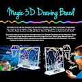 Pikkukuva 3 / 5: 3D Magic Drawing Board LED-valo Luminous Pad Taide Kynäily Maalaus Opettavat Lelut Lapsille Pojat Tytöt Lahjat Dinosaur Edition