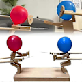 Miniatyrbilde 2 av 5: 60 Ballong Bambusmann Trerobottspill To Rask Ballongkamp