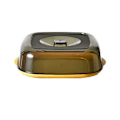 Pikkukuva 1 / 5: Mikroaaltouunin lautanen ja roiskesuoja helppokäyttöinen kansi ruoalle (BPA-vapaa, ei FDA-sertifikaattia)[D] Multicolor Yellow