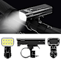 Miniatyrbilde 2 av 5: 30000 Lumen Sykkellys 10000mah USB Oppladbar Batteri LED Sykkel Lys Hodelykt MTB Vanntett Lommelykt Foran Lampe