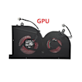 Miniatyrbild 2 av 5: Laptop CPU & GPU Kylfläkt för GS63VR GS63 GS73 GS73VR -17B1 Stealth Pro CPU BS5005HS-U2F1 GPU Co