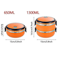 Miniatyrbillede 5 af 5: Madkasse Termokande i Rustfrit Stål Vakuumisoleret Bærbar A[D] Single layer orange