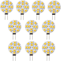 Miniatyrbillede 1 af 5: 10x G4 LED Pære Ikke-dæmpbar Varmt Hvid 2700k DC 12v Udskiftning