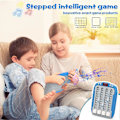 Miniatyrbilde 5 av 5: Rytmespillmaskin, Rask Push Pop Spill Pop it Spill Håndholdt Puslespillmaskin med Musikk & Lys, Fidget Spill Leke for Barn 3 4 5 6 7 8 9 (Blå) Blue