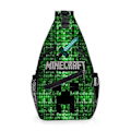 Pikkukuva 2 / 4: Uusi Minecraft-peli 3D-tulostettu lasten ala- ja yläkoululaisten rintalaukku ristivyölaukku lasten olkalaukku[D] style 2