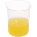 Miniatyrbilde 4 av 5: Målebeger 50ml PP Plast Gradert Beger Transparent For Lab Kjøkken Væske 6stk