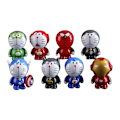 Miniatyrbild 1 av 5: 8 st Superhjältar Doraemon Modell Rostsäker Samlarobjekt Solid Cosplay Green Lantern The Flash Spider[D]
