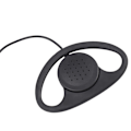 Miniatyrbild 4 av 4: Pin D-typ Headset Öron Hörlurar PTT Mic Öronpropp för Talkabout Bärbar Radio Tlkr T3 T4 T60 T80