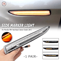 Miniatyrbilde 4 av 4: LED Dynamiske Lys For Ford Mondeo Mk4 2007-2015 Blinklys Sekvensielle Lamper 2stk Feilfri Sidemarkør Indikatorlys [kk] Dynamic Smoked Black