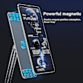 Miniatyrbild 2 av 5: Magnetisk iPad-ställ med lång arm, justerbar tablethållare för iPad Pro 12,9 / 11 tum, aluminiumklämma för skrivbord