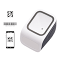 Miniatyrbild 2 av 5: 1D 2D QR-streckkodsläsare för skrivbord Händerfri USB-trådbunden streckkodsläsare Plug&Play Kompatibel med Windows Android-system Stor skanning