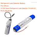 Miniatyrbild 1 av 5: 3000mAh batteri 712-700-G1 för Inficon D-TEK Select köldmedieläckagedetektor 712-202-G1, PLS LED Stobe