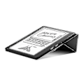 Miniatyrbild 3 av 5: Stativfodral i PU-läder + TPU med pennfack för Amazon Kindle Scribe E-läsare Grey