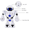 Miniatyrbillede 4 af 5: Elektronisk Robot Legetøj Smart Space Walking Dansende Robot, Syngende Musik Robot med Musikalske og Farverige Lys [D]