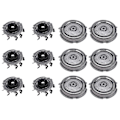 Miniatyrbilde 1 av 5: 6-pakks Sh50 erstatningshoder for Series 5000 barbermaskiner, S5000 S5420 S5380 S5351 Multiprecision-blad