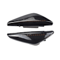 Miniatyrbilde 1 av 5: 2 stk Røykte Dynamiske LED Sidemarkerlys Blinklys For- X3 F25 X5 E70 X6 E71 E72 2008- black
