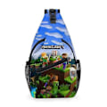 Pikkukuva 1 / 4: Uusi Minecraft-peli 3D-tulostettu lasten ala- ja yläkoululaisten rintalaukku ristivyölaukku lasten olkalaukku[D] style 2