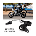 Miniatyrbilde 2 av 5: USB Dobbelkontakt Motorsykkeltilbehør for G310GS R18 G310 GS F900R F900XR med Tapsfri Linje
