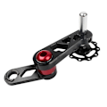Miniatyrbillede 3 af 3: Alu Racing Cykel Kædestrammer Mountain MTB Cykel Single Speed Konverter FP[D] Black