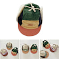 Miniatyrbillede 2 af 5: Trendy Vinterhue til Børn med Blødt For Varm & Trendy Fløjls Baseball Kasket Patchwork Hue til Børn til Vintergave[D] Yellow