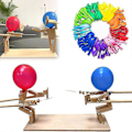 Miniatyrbild 1 av 5: 60 Ballong Bambu Människor Trärobot Spel Två Snabba Ballongstrider
