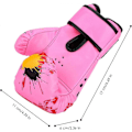 Miniatyrbilde 5 av 5: Barnehansker for boksing, Punchinghansker for barn, Mini boksehansker Junior for gutter jenter, Treningshansker for boksing[D] Pink