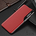 Miniatyrbillede 2 af 5: For Samsung Galaxy A05s 4G Etui med Vindue i PU Læder Stand Cover Red