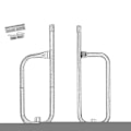 Pikkukuva 3 / 3: Weber Q200 Q220 Q2000 Q2200 -kaasugrillin varaosapolttimen putki - 41862[D]