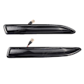 Miniatyrbilde 1 av 4: LED Dynamiske Lys For Ford Mondeo Mk4 2007-2015 Blinklys Sekvensielle Lamper 2stk Feilfri Sidemarkør Indikatorlys [kk] Dynamic Smoked Black