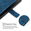Miniatyrbillede 5 af 5: Præget PU-etui til Infinix Zero 30 5G[D] Blue