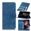Pikkukuva 1 / 5: OnePlus Nord Retro -tekstuurinen nahkakotelo OnePlus Nord[D]:lle Blue