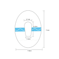 Miniatyrbilde 4 av 5: Dexcom G6 Limplaster, Vanntette Plaster For Dexcom G6, Premium Transparent Overpatch For G6 Sensor clear 50pcs