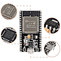 Pikkukuva 4 / 5: ESP32 ESP-32S NodeMCU-32S ESP-WROOM-32 Kehityskortti 2,4 GHz WiFi ja Bluetooth Dual Core Micr