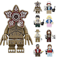 Miniatyrbild 1 av 4: 8 st/set Stranger Things Minifigurer Leksak Byggklossar Actionfigurer För Barn Pojke Flicka Present[D]