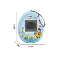 Miniatyrbillede 5 af 5: Elektroniske kæledyrsspil Virtuel Tamagotchi Nostalgisk Virtuel Cyber Digitale Dyr Legetøj til børn (D) color Yellow