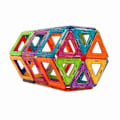 Miniatyrbilde 5 av 5: 50/100 stk 3D DIY Magnetiske leker Byggeklosser Fliser Barn Utdannende
