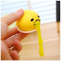 Miniatyrbild 4 av 5: Gudetama Ägg Leksak Nyhet Stressavlastning Tryck Ägggula Kräk Ägg Fidget Sensorisk Leksak Present för Alla Åldrar 1st