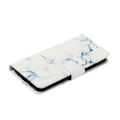 Miniatyrbild 4 av 4: Marmorläder Telefonfodral För OnePlus 13 White Marble