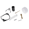 Miniatyrbilde 4 av 5: Forgasser Reparasjonssett Universal Passer for 2-takts 49CC Mini Lomme Sykkel Motorsykkel Drivstoffsystem Del black