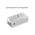 Miniatyrbilde 4 av 5: 5 stk Kjøleblokk for Sprite Ekstruder 3D-skrivertilbehør for Ender3 S1 Plus Pro/CR10 Smart Pro Silver