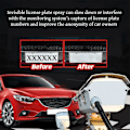 Miniatyrbild 4 av 5: Osynlig Nummerplåtspray Osynligt Skyddsspray Bilplåtsnummerlack 120ml 1pc