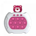 Miniatyrbild 5 av 5: Elektronisk Pop It, Elektroniskt Pop It-spel för pojkar och flickor, Pussel Pop Interaktivt spel, Popit Elektronisk leksak Tryck på bubbelspel för vuxna och barn - Strawberry Bear