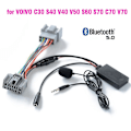 Miniatyrbild 1 av 5: Bil Bluetooth 5.0 Trådlös Telefonsamtal Handsfree Aux In Adapter För Volvo C30 S40 V40 V50 S60 S70 C70 V70 Xc70 S80 Xc90 Med Mic
