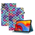 Miniatyrbillede 1 af 5: Læder Smart Case til Lenovo Tab M11 / Xiaoxin Pad 11 2024 Wavy Pattern