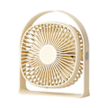 Pikkukuva 1 / 2: USB Toimistopieni tuuletin Pöytäkone Pieni tuuletin Lataustuuletin Opiskelija-asuntolan pieni tuuletin[D] Beige