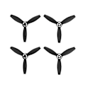 Miniatyrbillede 1 af 5: 4 Stk./lot Lang Propel Til Parrot Bebop 2 Drone/fpv 2.0 Quadcopter[D] 4 Black