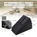 Miniatyrbillede 5 af 5: 3 stk. Squat Wedge Block, 12 Leg Extensor Foot Wedge Skum Squat Squat Board Kalv Raise Block Yoga Wedge Knæ Over Tå Udstyr