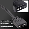 Pikkukuva 3 / 4: Corsair 4-pin RGB -standardi ARGB 5V 3-pin liitin sovittimella 25 cm kaapeli
