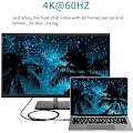 Pikkukuva 2 / 5: 1,8 m Type-C - Mini DP Thunderbolt 3 -kaapeli Mini Displayport 4K/60Hz HD-videokaapeli TV-näyttöön Pro