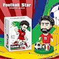 Miniatyrbillede 5 af 5: Fodbold Karakterbygning B Legetøj Samlet 's Legetøj Bygge B Legetøj